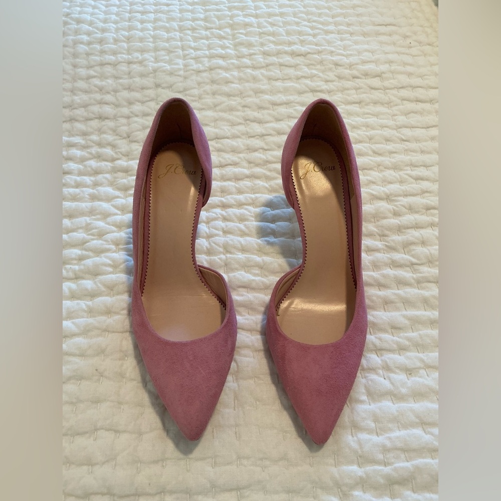 Like New! J. Crew Pink Heels